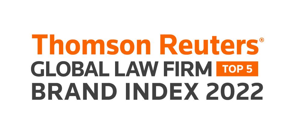 Thomson Reuters Global Law Firm Top 5 Logo