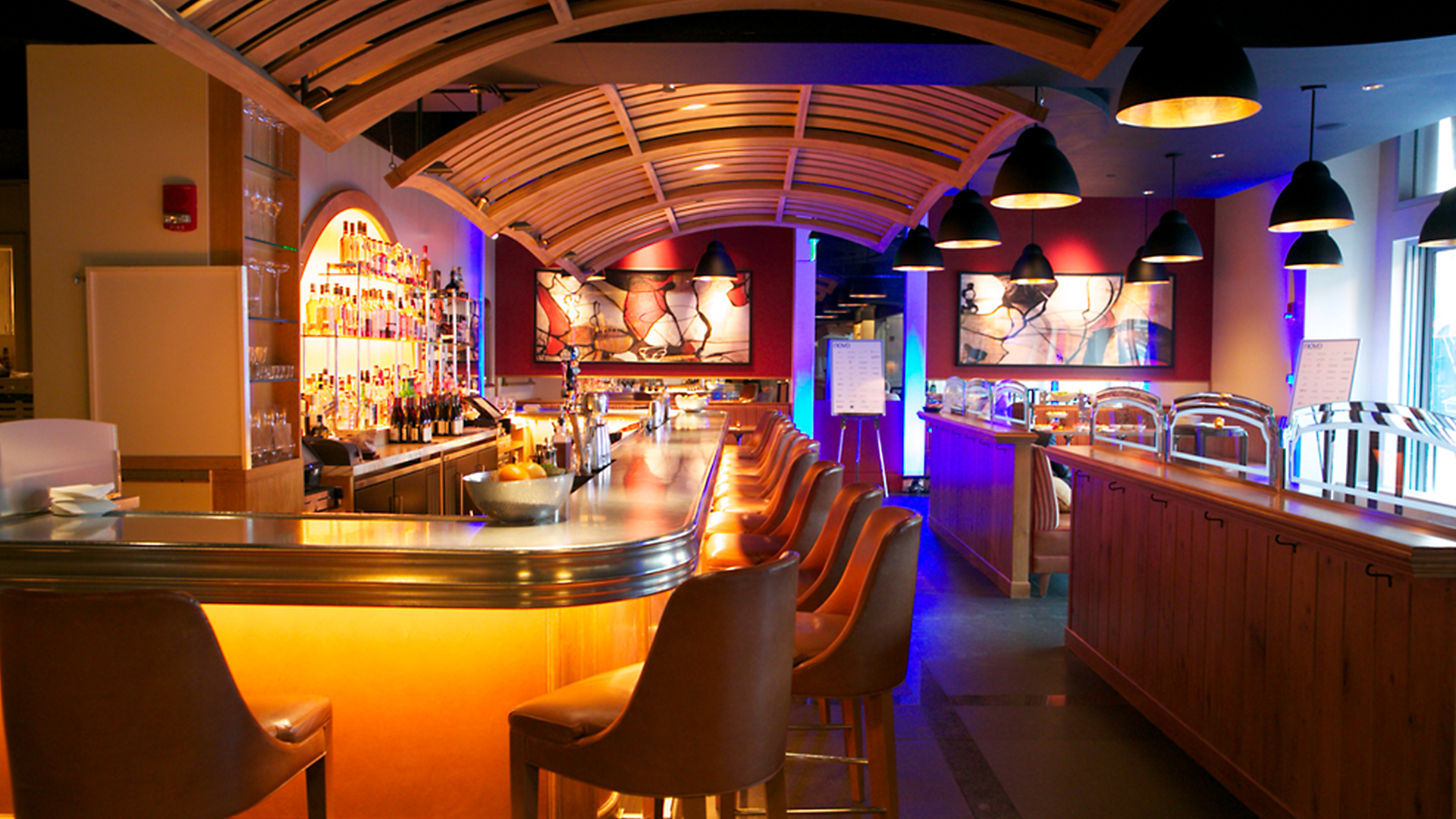 A diner style bar