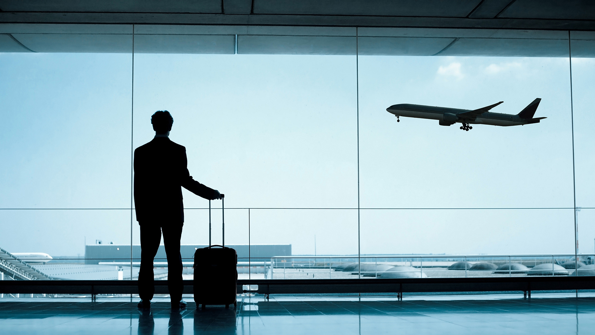 man inside airport