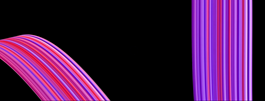 Ribbon flowing