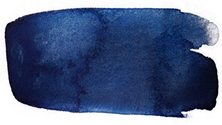 watercolour in midnight blue to depict water