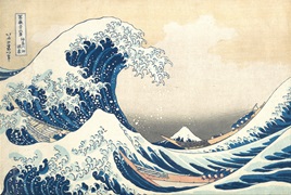 The Hokusai pic of the tsunami