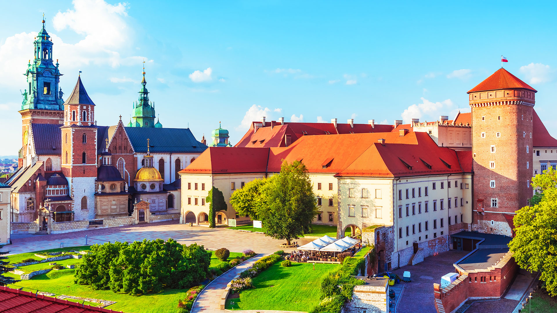 Wawel Castle and Cathedral in Krakow, Poland