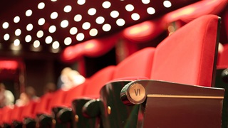 row of theatrechairs