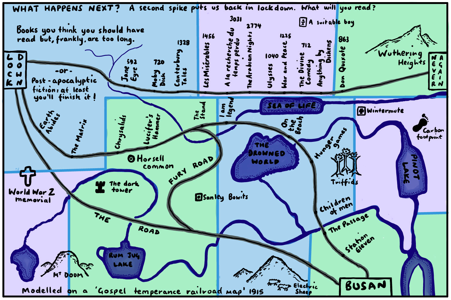 Railroad map