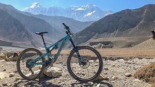 Bike in mountain