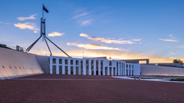 Australian-Parliament-House-Canberra-Australian-Capital-Territory-at-sunset