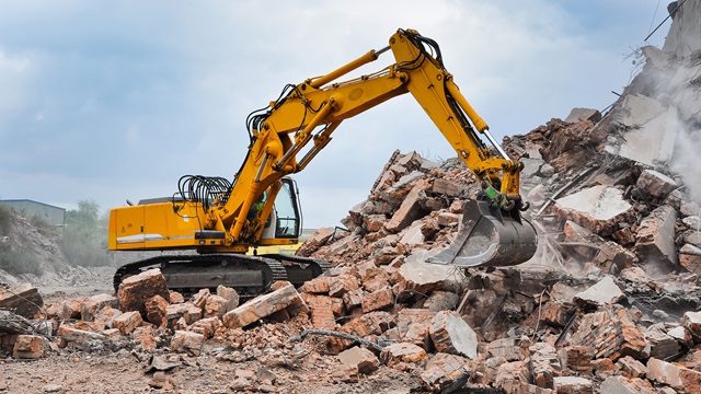 back-hoe