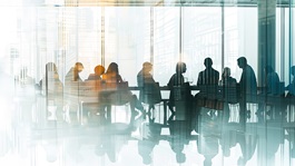 Business Meeting in Modern Office