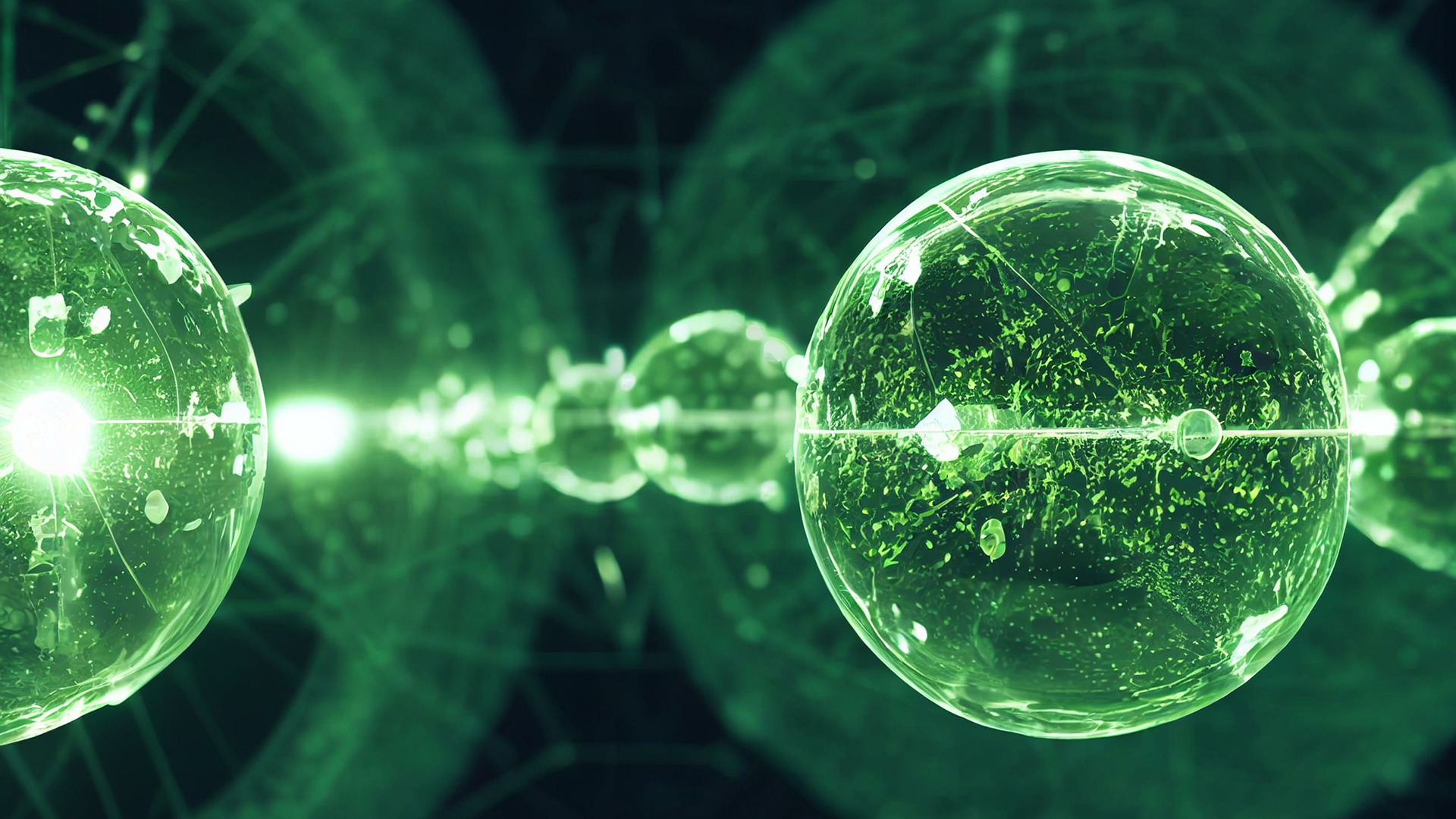 Green hydrogen molecules