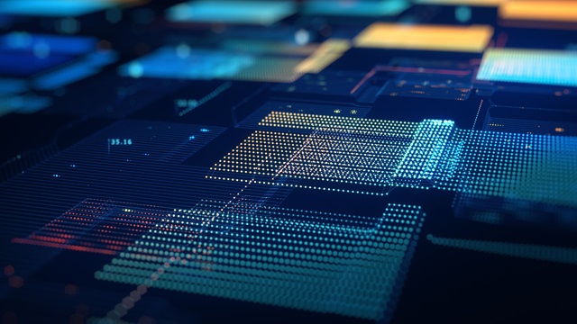 Digital blockchain concept relating to big data