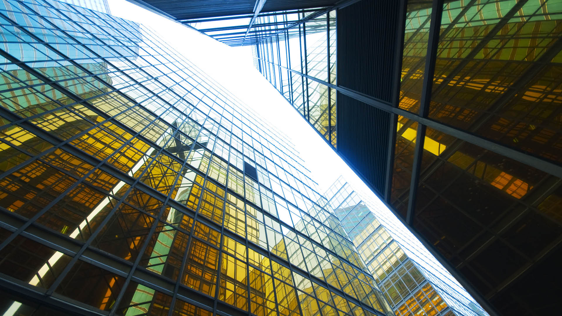 buildings as seen from below