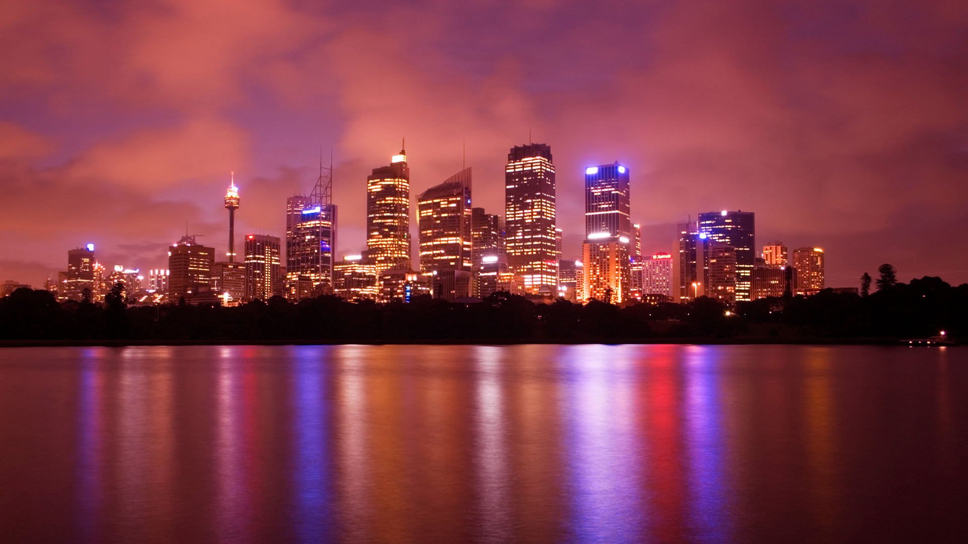 View of CBD in Sydney Australia