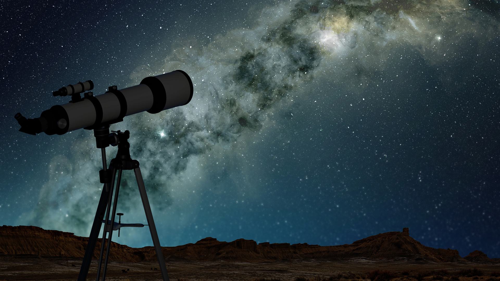 Employment-labor-telescope-sky-milkyway-stars-meteor-astrology