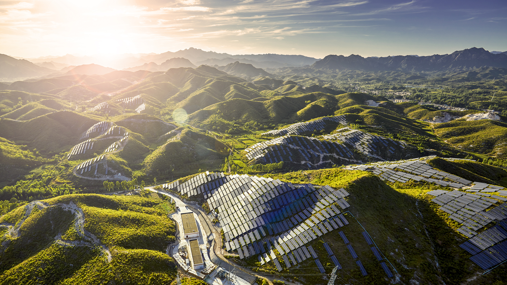 solar hillside