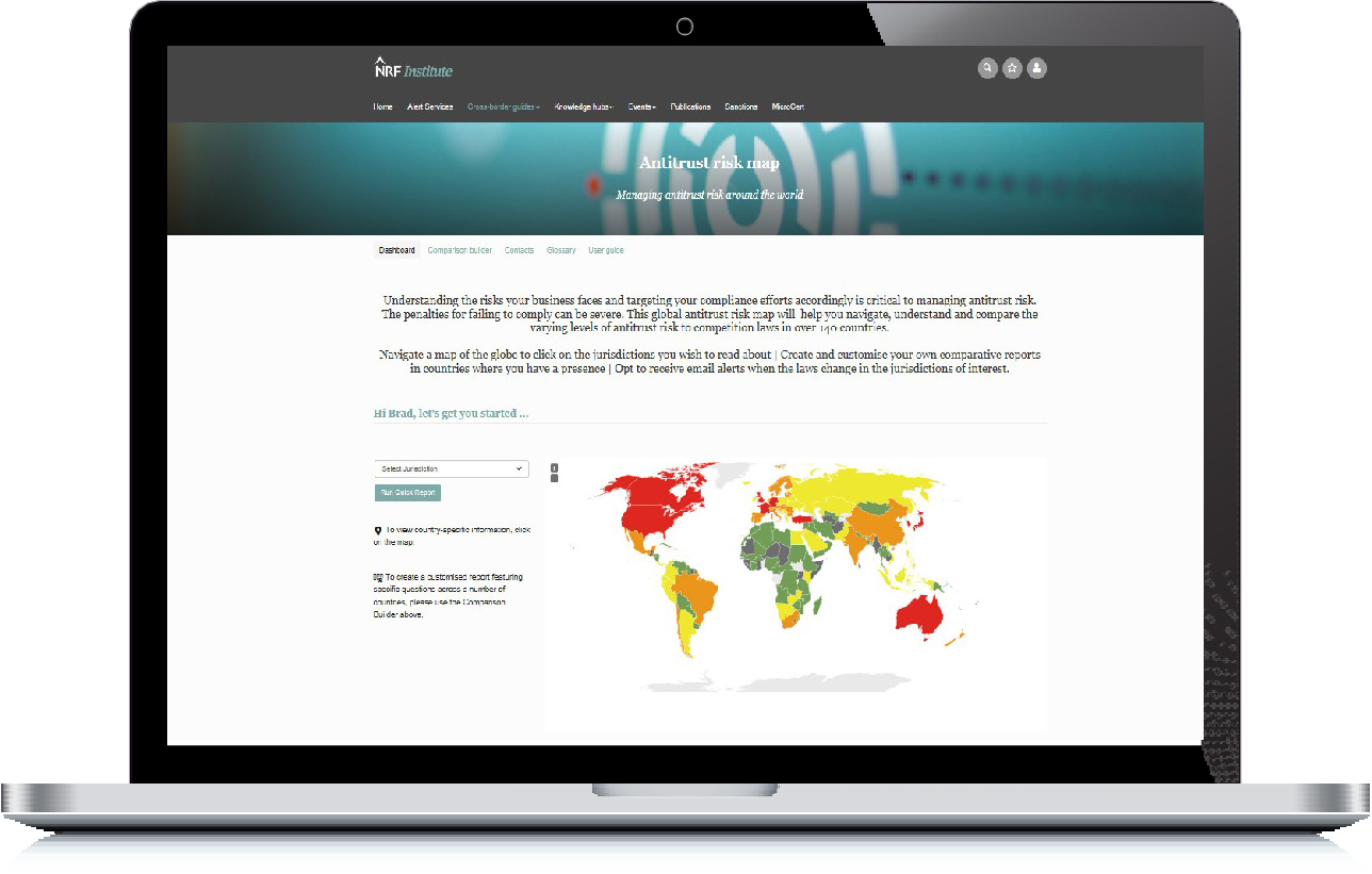 laptop with world map