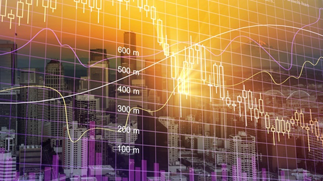 graph showing the ups and downs of the market