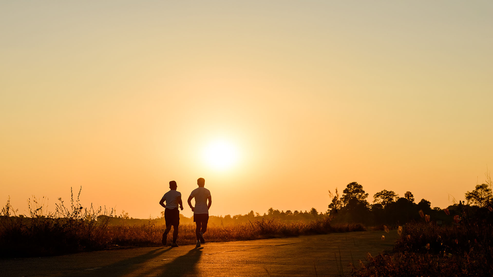 people running