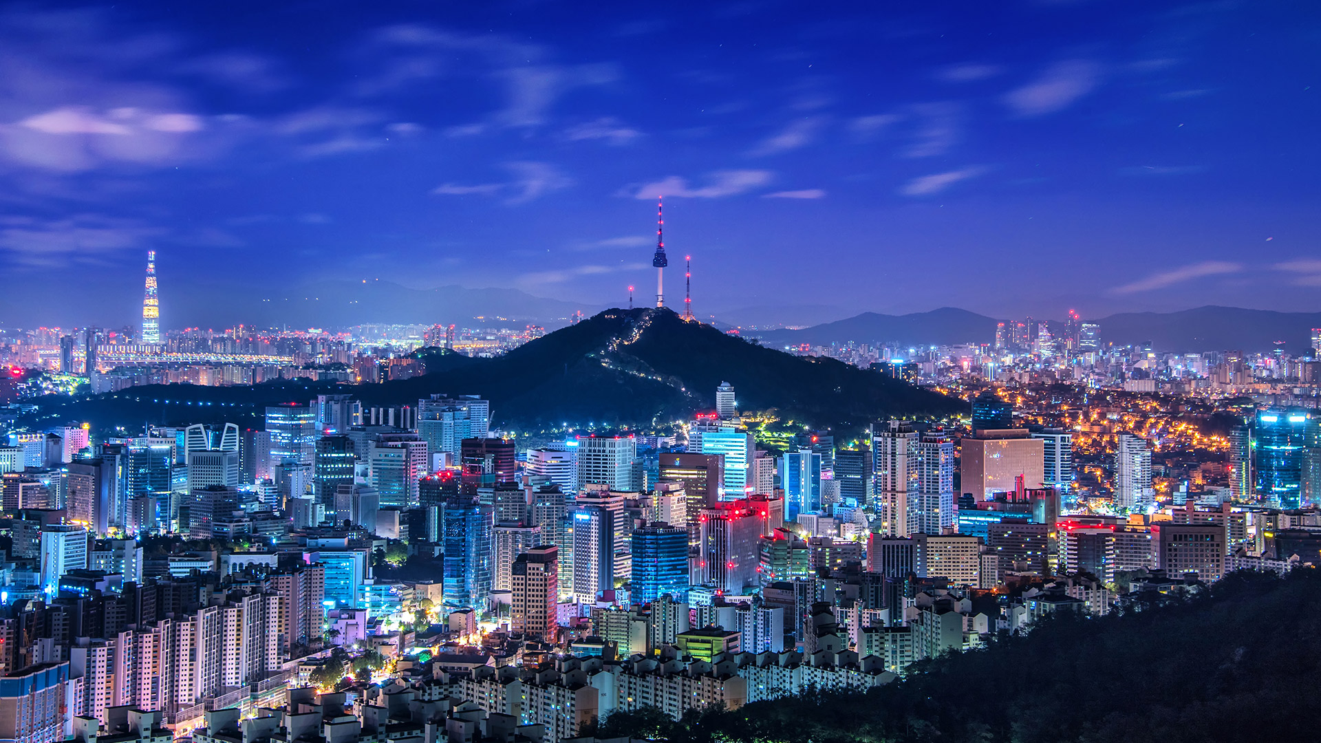 Seoul, South Korea city skyline