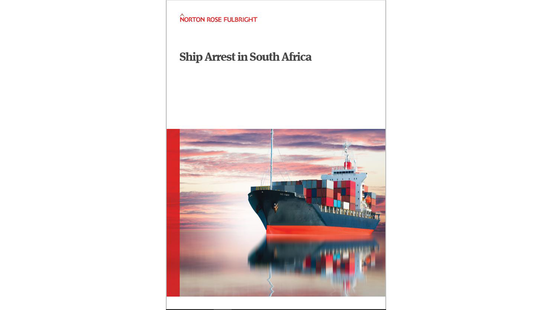 Ship Arrests in South Africa 