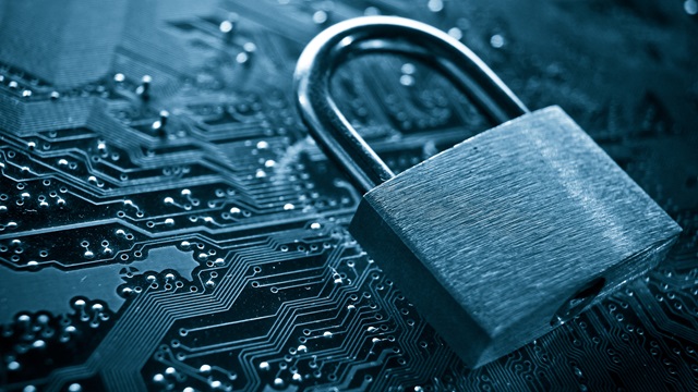 Technology-cybersecurity-data-protection-lock-chip