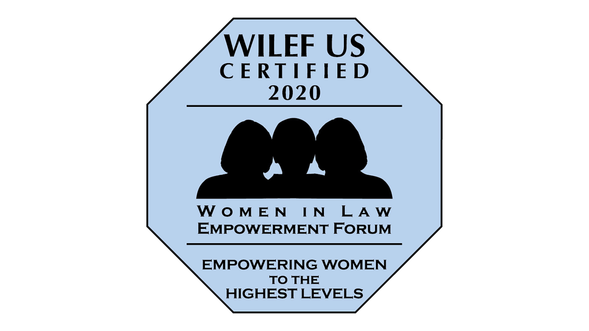 WILEF US Certified 2020 badge