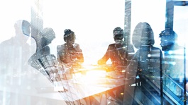 Business board room abstract