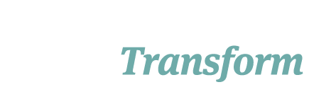 White mint Transform Logo