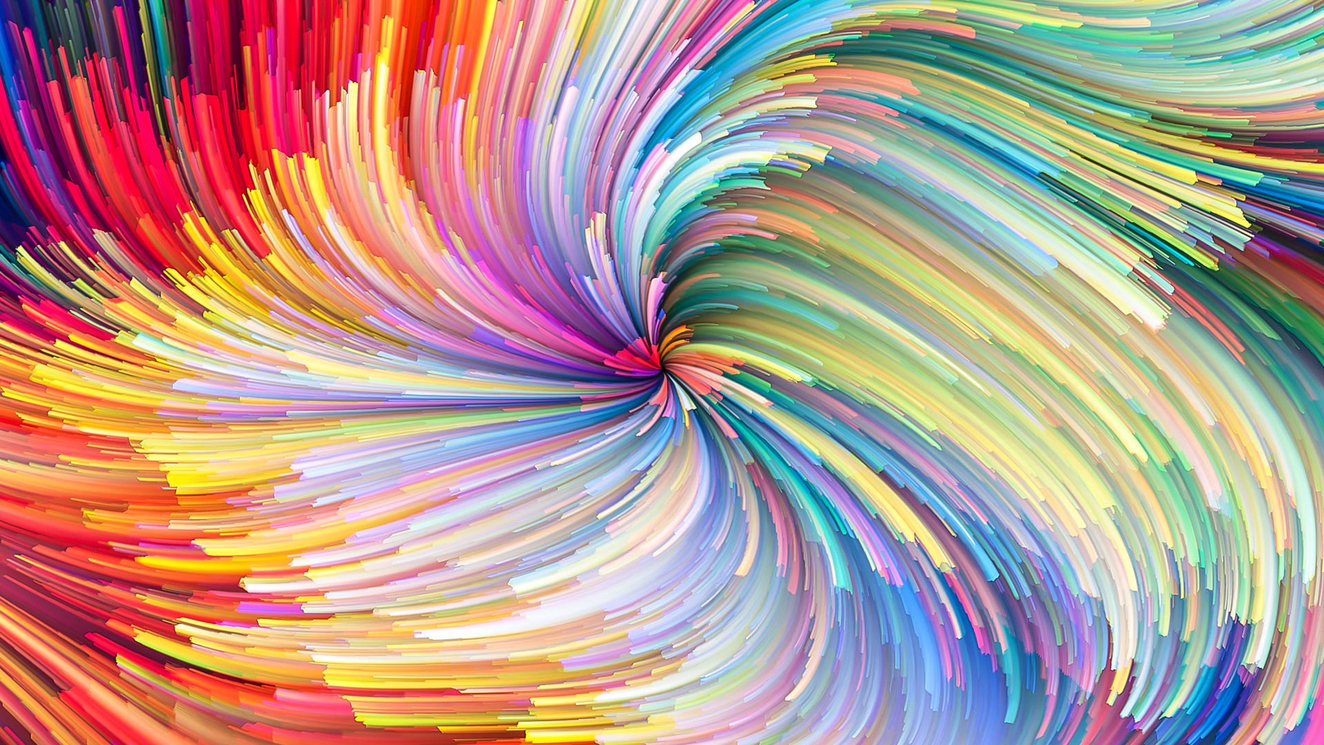 Colorful spiral background