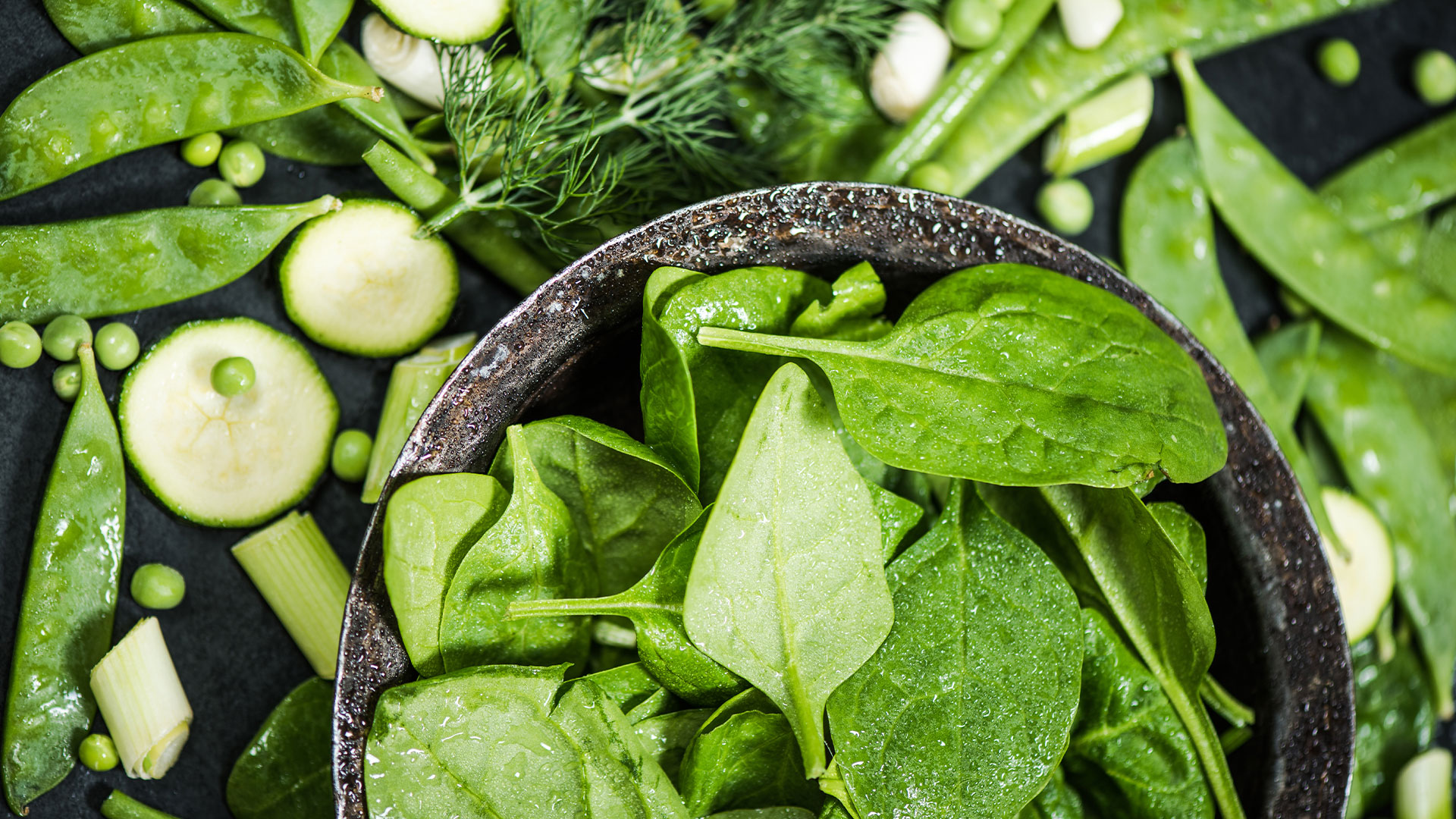 Image of leafy greens and green vegetables