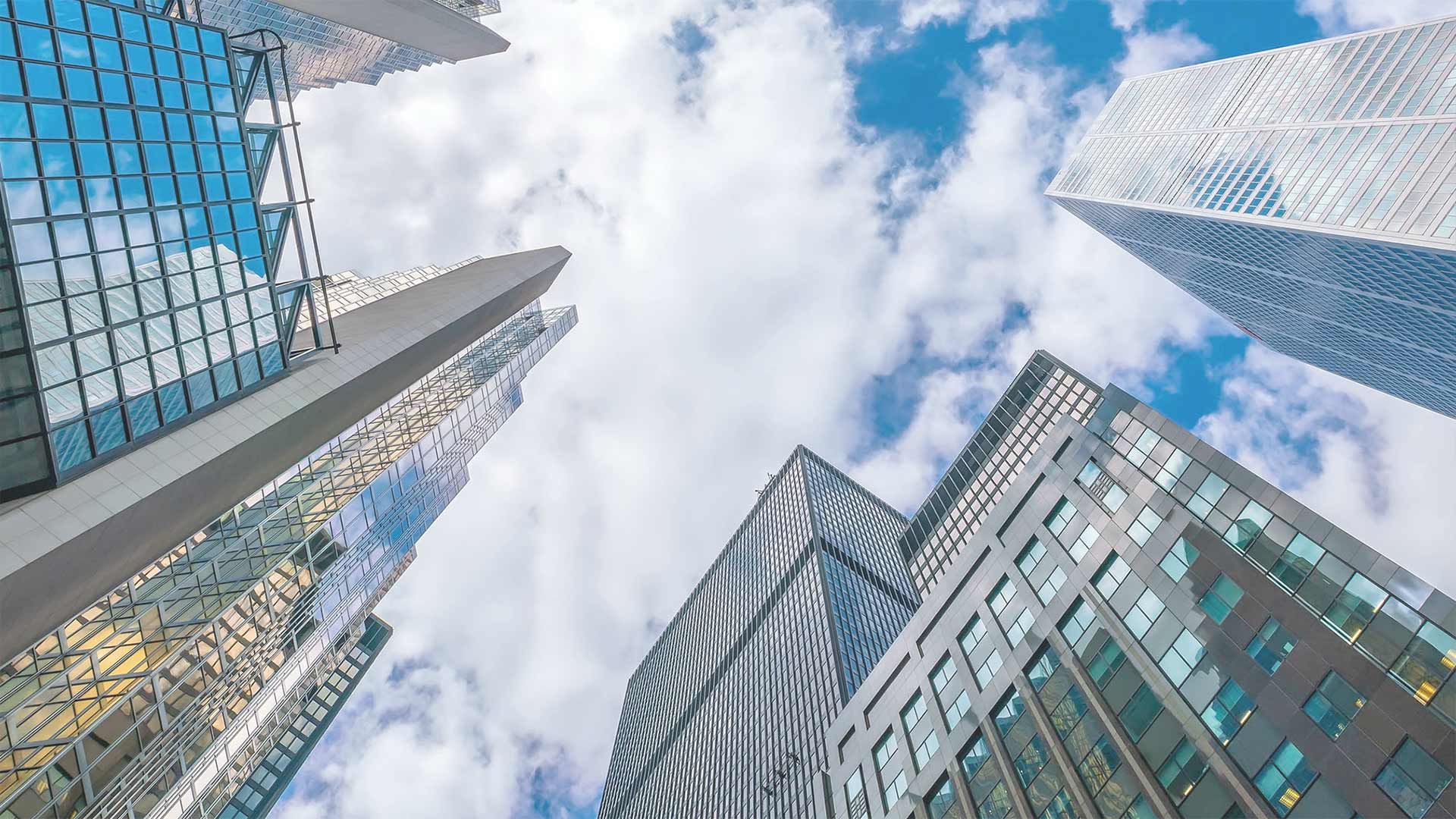 Buildings and sky