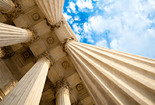 Courthouse pillars