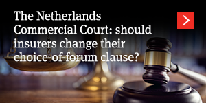  The Netherlands Commercial Court: should insurers change their choice-of-forum clause?  