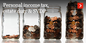   Personal Income tax, estate duty & SVDP 