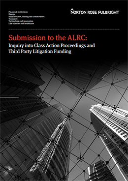  Submission to the ALRC 