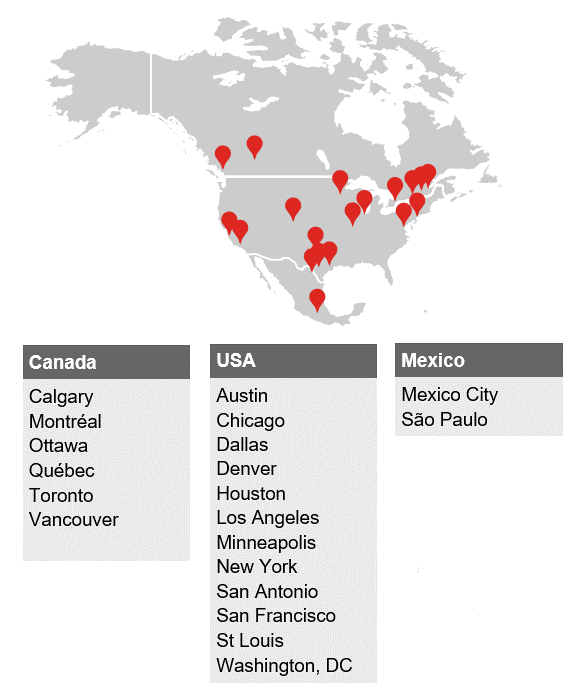 Norton Rose Fulbright offices in North America