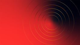 Circles on a red gradient background