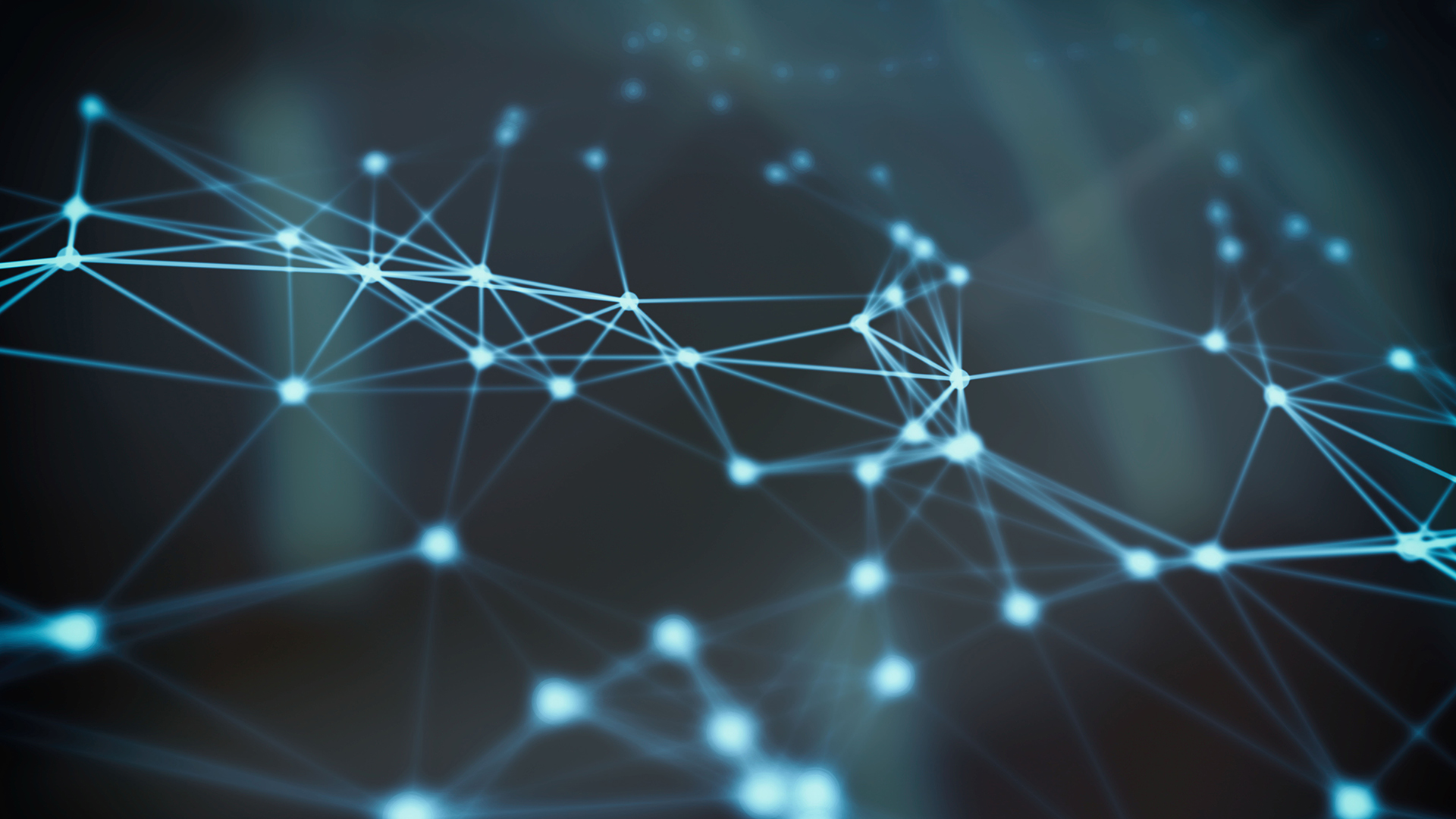 Digital points connected by lines
