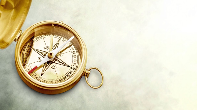 gold compass