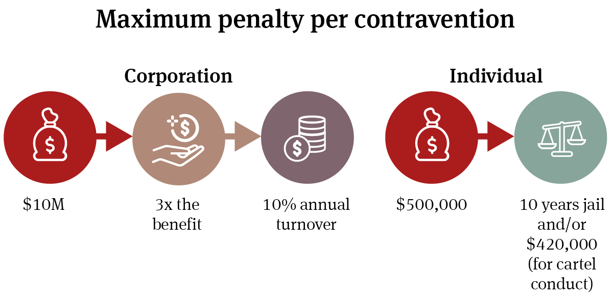 maximum penalty per contravention