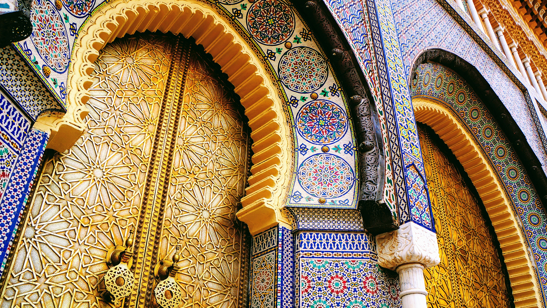 Morocco Colorful Door