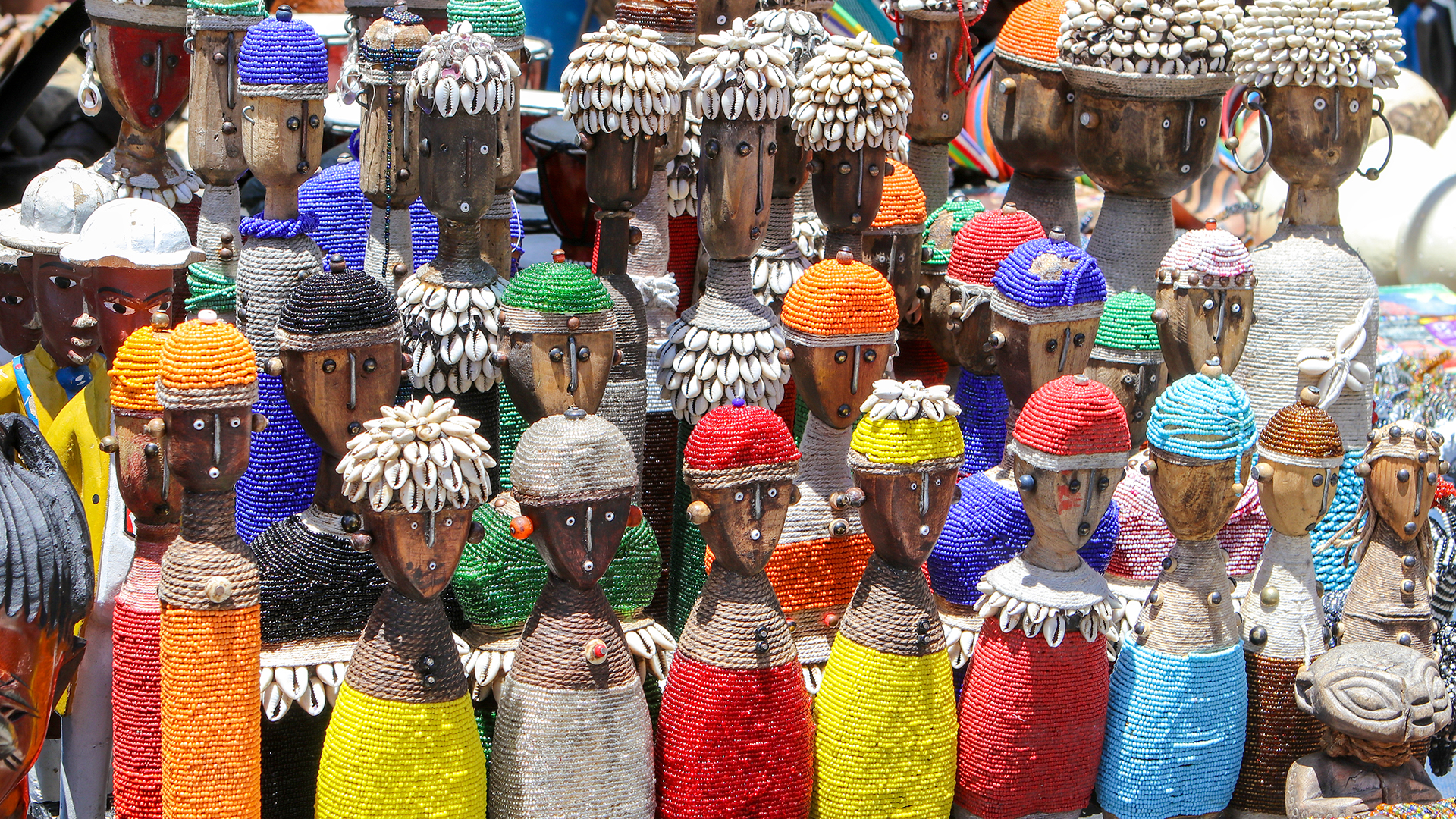 African wooden dolls