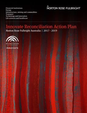 Front cover of NRF Reconciliation Action Plan 2017-2019