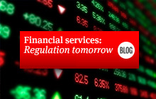 Financial services: Regulation tomorrow