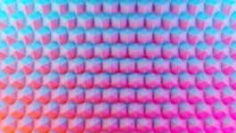 3D-illustration-blue-pink-pattern