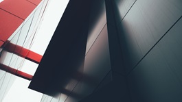 abstract view of steel light