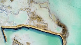 Aerial water abstract design