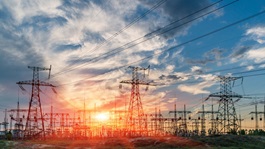electric substation power lines