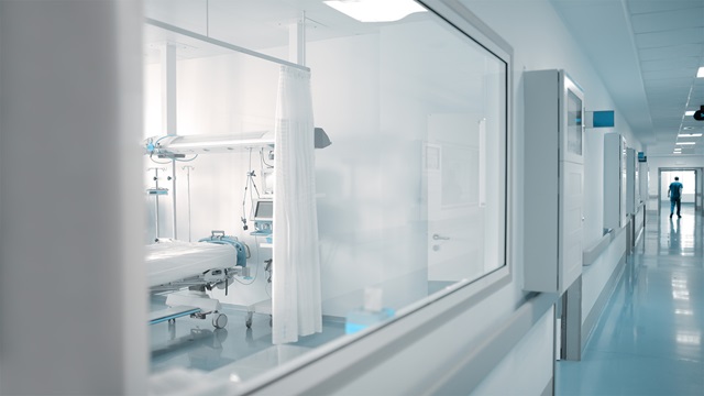 Hospital ward corridor