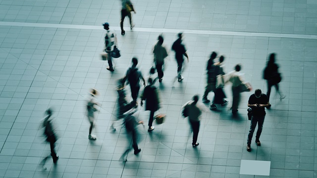 people walking